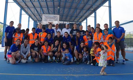 Jugadoras del Tec Guadalajara y Monterrey hicieron labor social