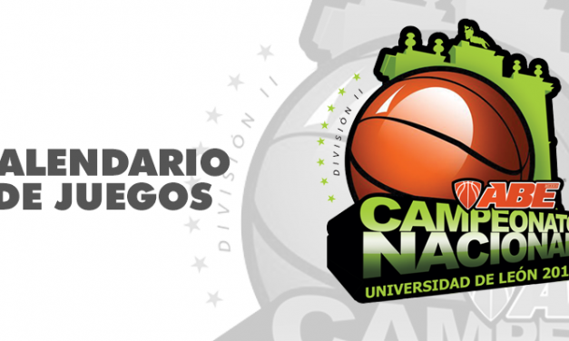 Calendario de Juegos del Campeonato Nacional León 2016