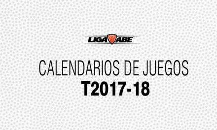 Calendarios de Juegos Temporada 2017-18