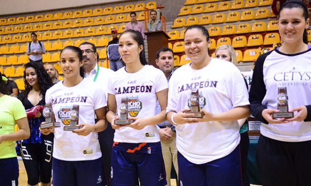 Quinteta ideal de los Ocho Grandes Femenil 2015