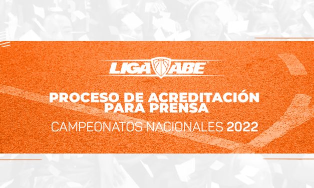 Se abre el proceso de acreditaciones de prensa para la cobertura de los campeonatos nacionales 2022